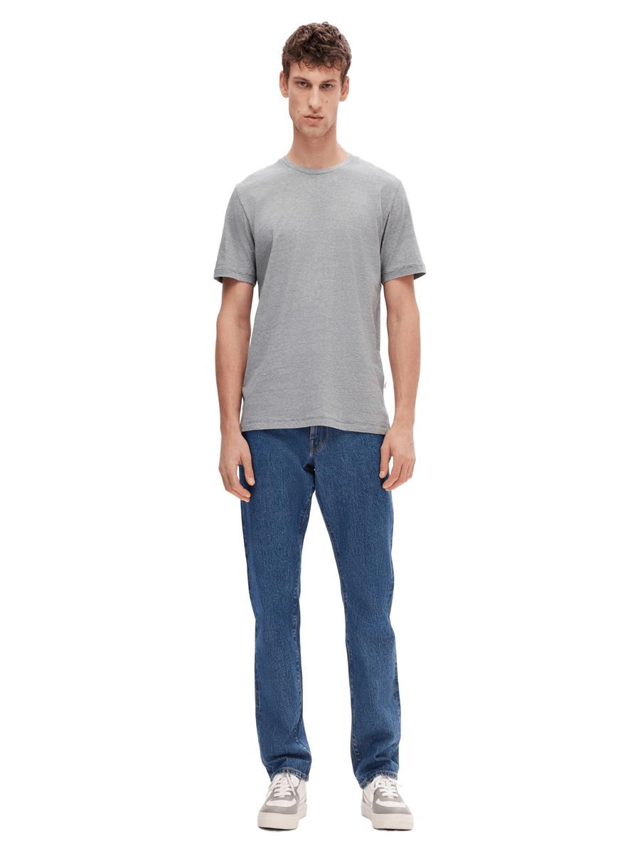 Selected Men T-shirts / Polo 16087843-phantom/egret_S - Bygholm Menswear